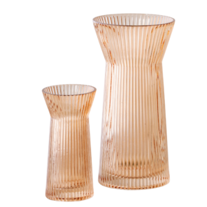 Sjaj – Ribbed Glass Vase